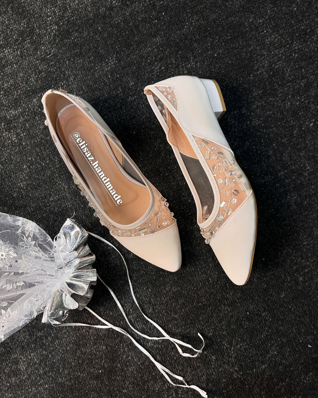 کفش عروس مدل رها کد ۲۲۲